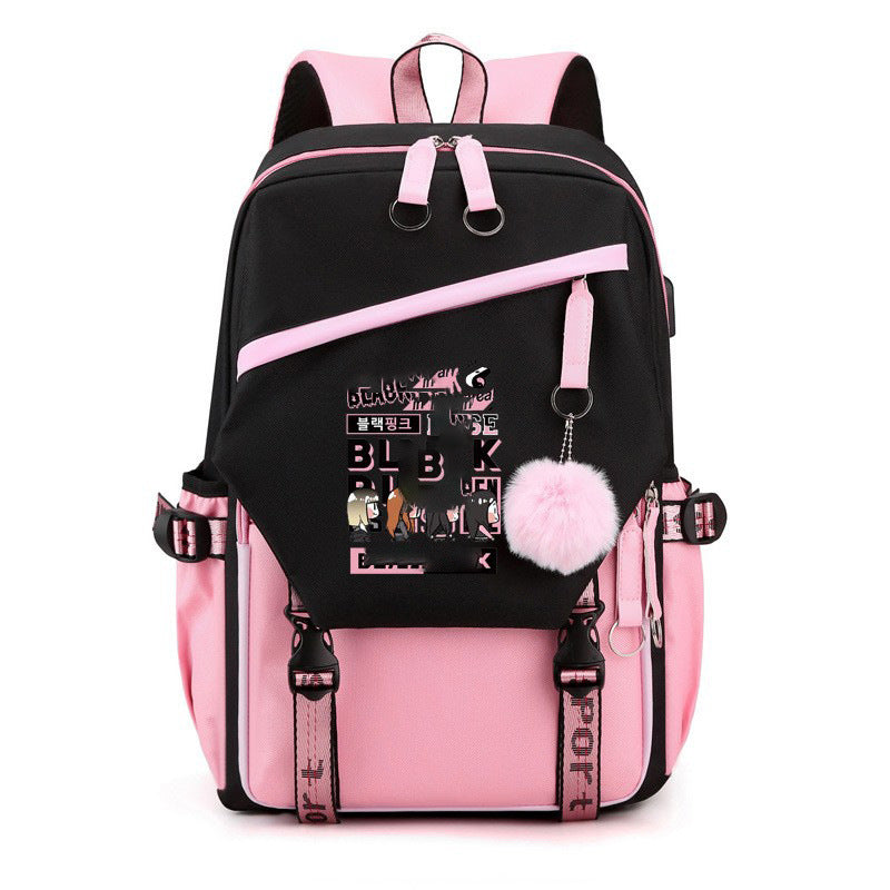 Park Kim Starry Sky Korean Style Backpacks