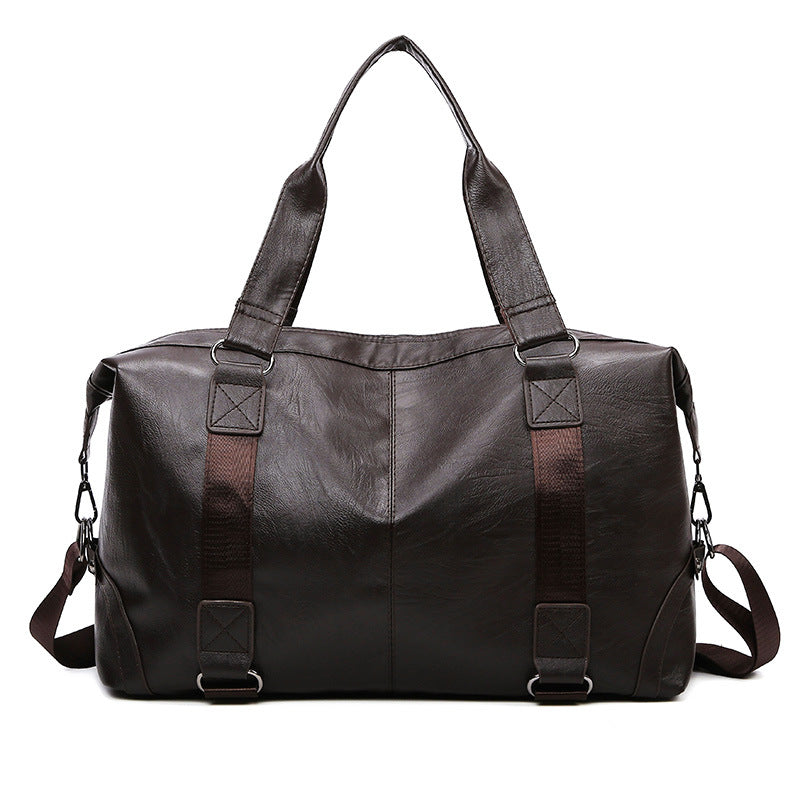 Leather Textured Training Large Capacity Leisure Travel Bags