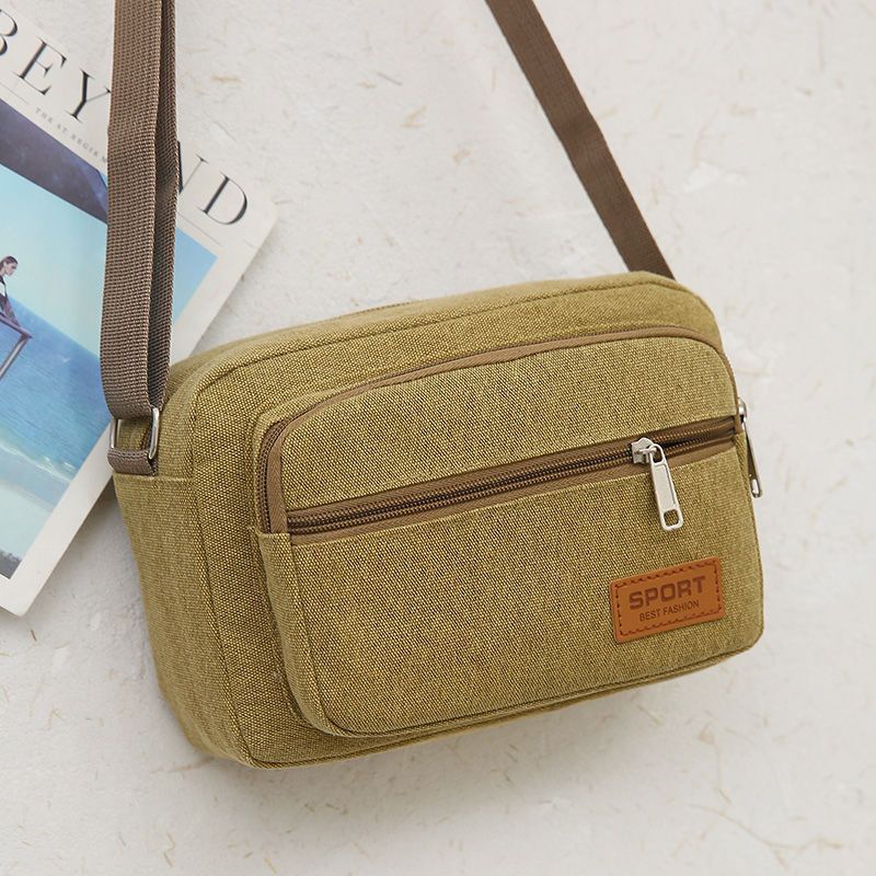 Men's Thickened Canvas Business Unisex Ticket Collection Men's Messenger Bags