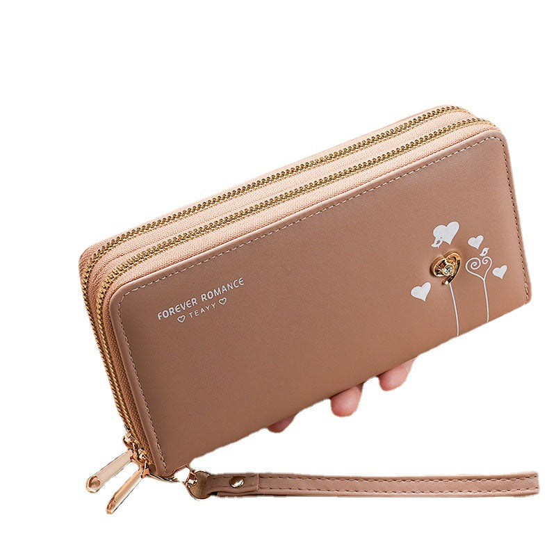 Women's Long Clutch Mobile Multifunctional Zipper Ladies Wallets