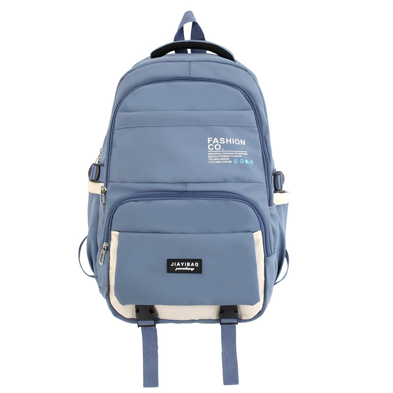 Korean Style Large Capacity Couple Fashion Letter Backpacks