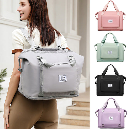 Women's Capacity Short-distance Can Be Extended Folding Business Traveling Travel Bags