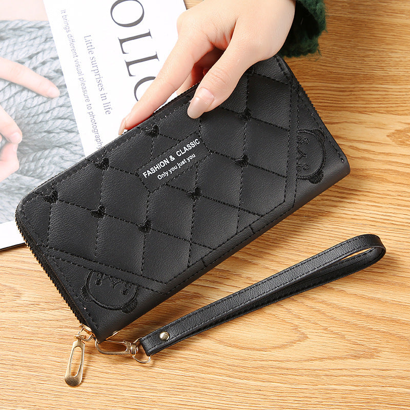 Women's Long Fashion Single Large Capacity Zipper Ladies Wallets