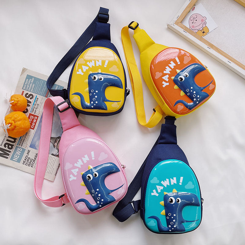 Children's Childlike Cute Dinosaur Egg Shell Boys Children's Waist Packs