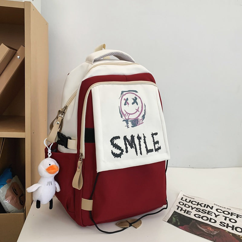 High Male Couple Junior Primary Large Backpacks