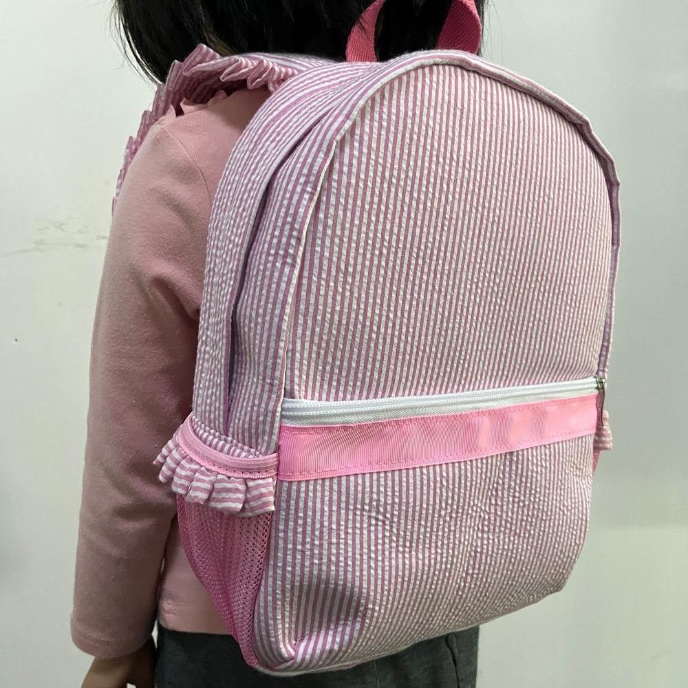 Glamorous Stylish Popular Lace Striped Seersucker Backpacks