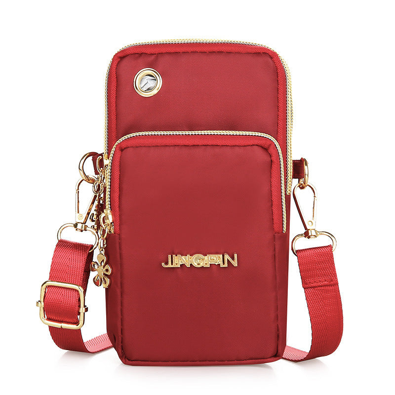 Women's Small Big Screen Mobile Cloth Wrist Phone Bags