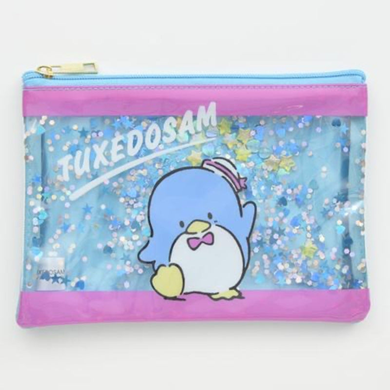 Cute Pacha Dog Clow Transparent Waterproof Cosmetic Bags