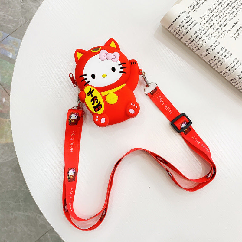 Stall Cartoon Silicone Soft Western Style Coin Purses