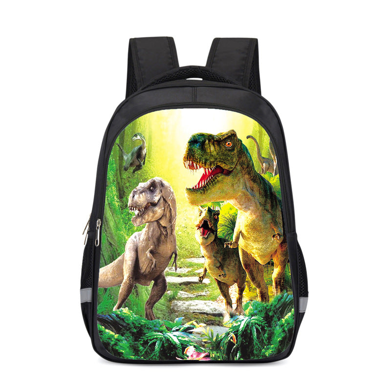 Boy Dinosaur Grade Waterproof Cartoon Burden Middle School Students' Schoolbags