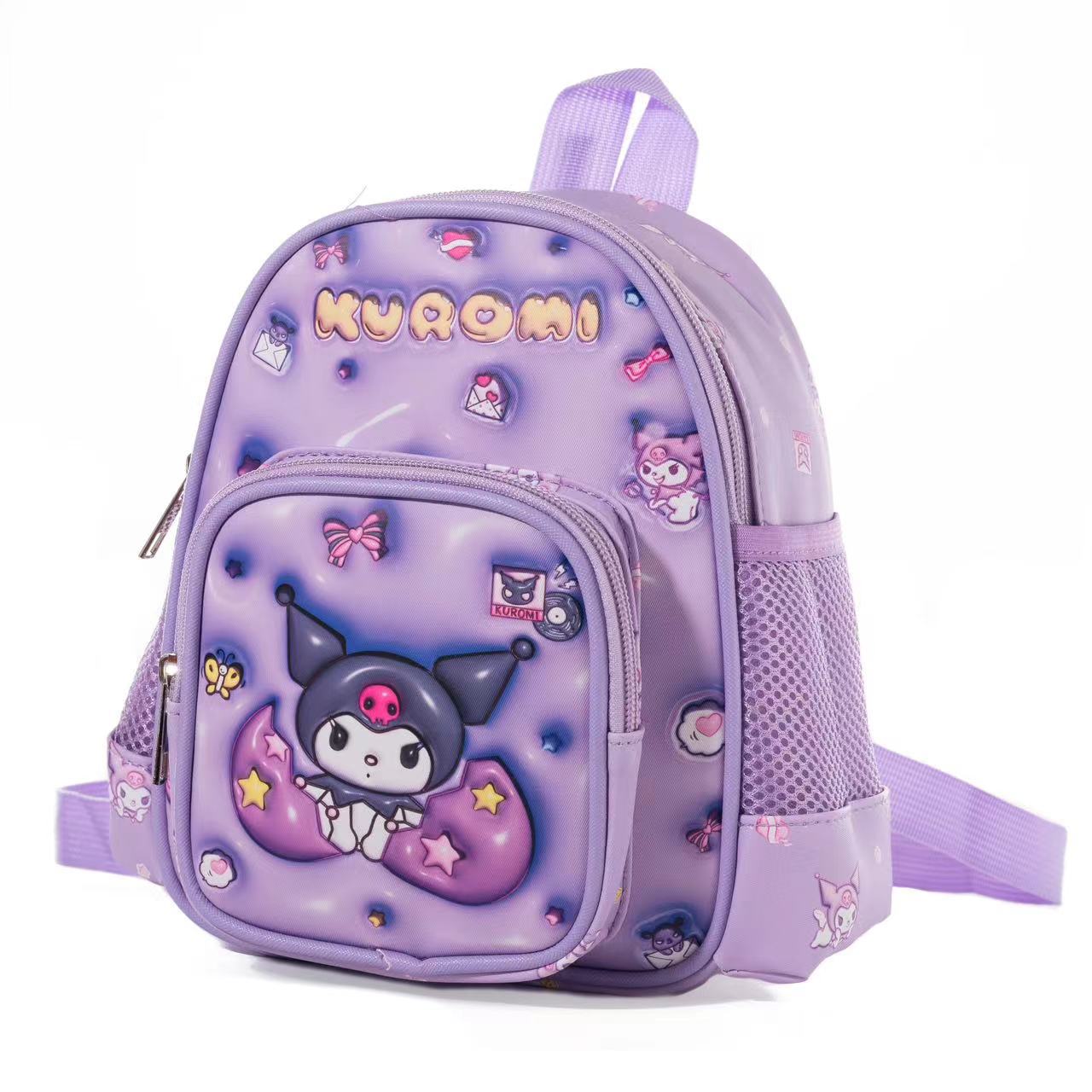 Dessin animé pour enfants en cuir imperméable Clow Melody grands sacs d'école maternelle