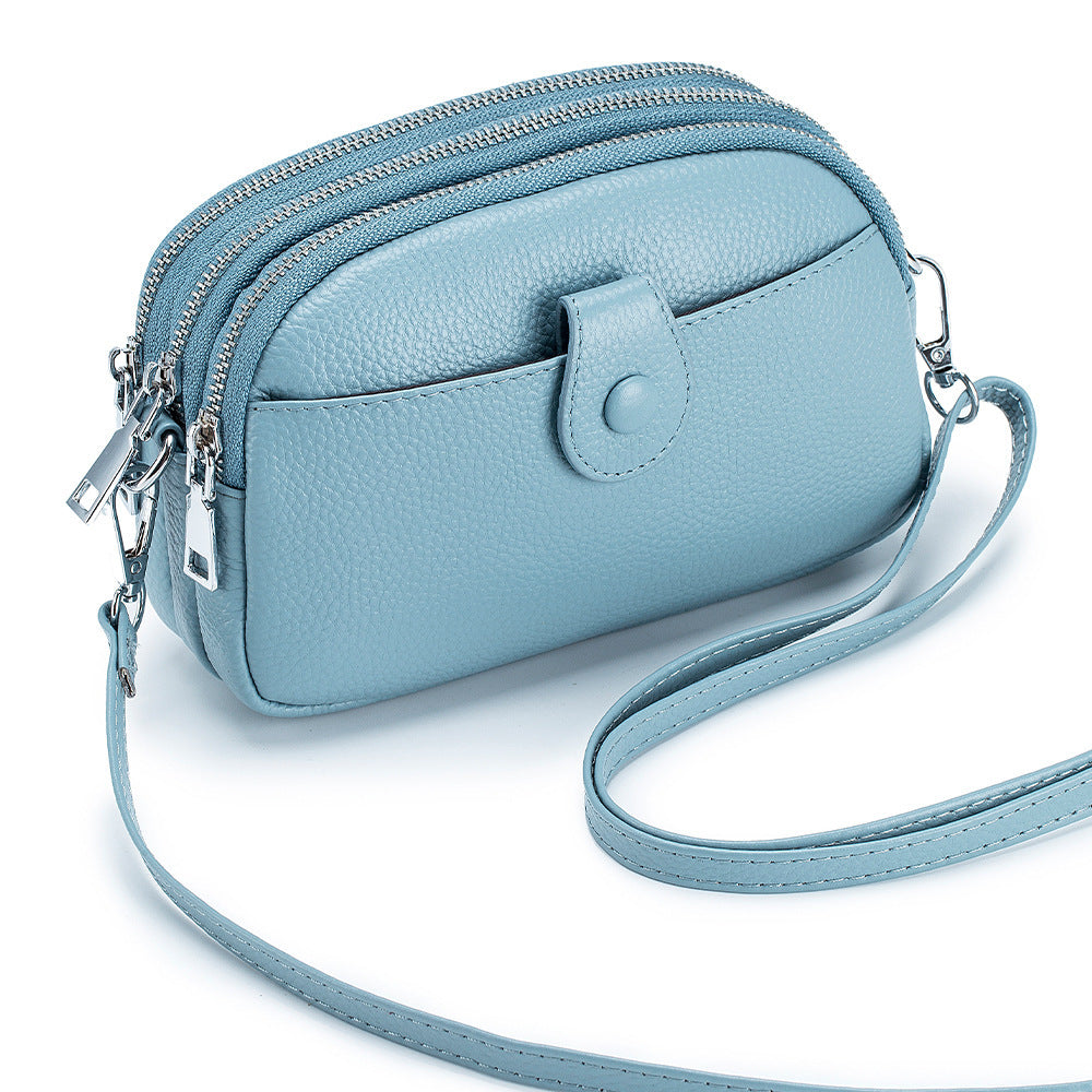 Women's Leather Small Large Capacity Fashion Mobile Crossbody Bags