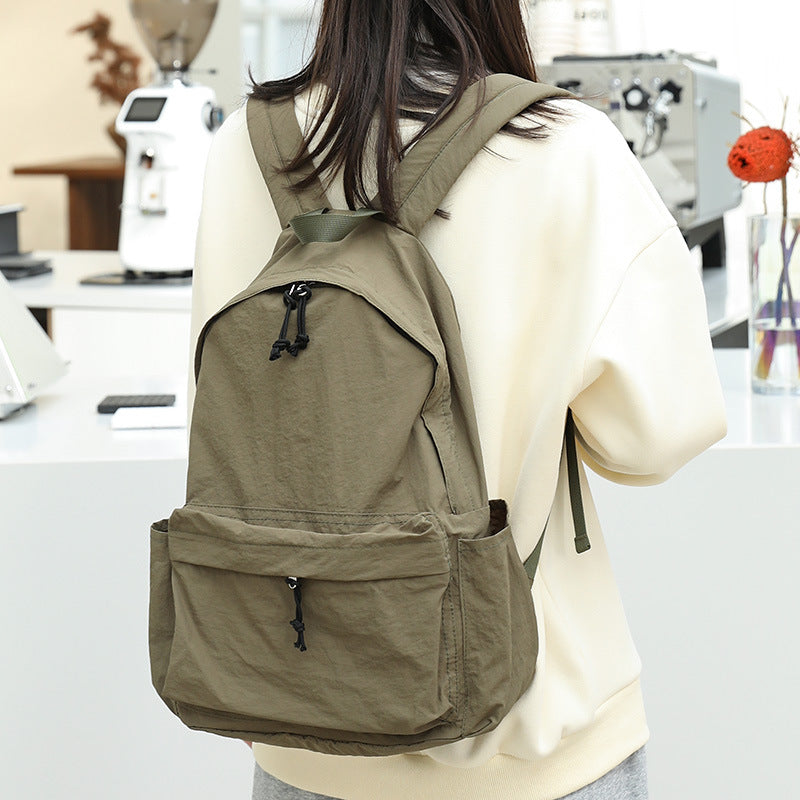 Women's Leisure Artistic Canvas Simple Washed Worn Backpacks