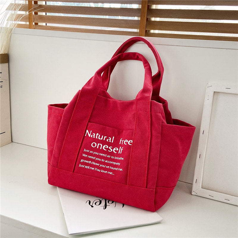 Women's Leisure Fashion Letter Tote Large Capacity Shoulder Bags