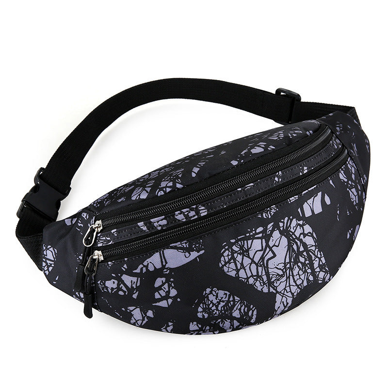 Women's Nylon Close-fitting Mobile Summer Fashion Camouflage Waist Packs