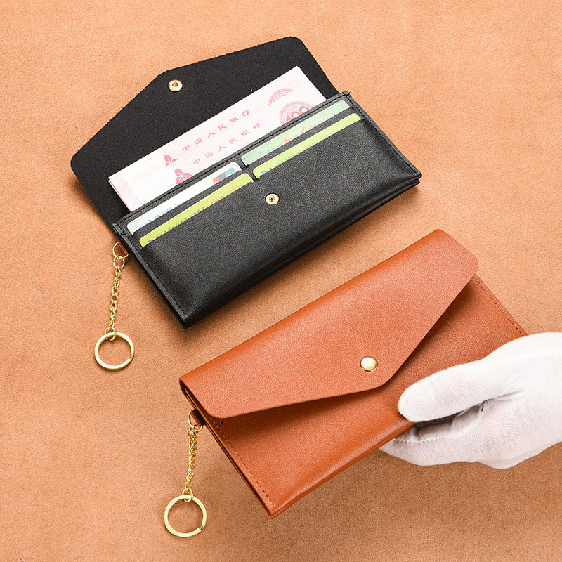 Women's Long Thin Clutch Simple Fashion Large Ladies Wallets