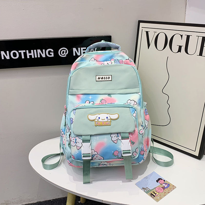 Cartoon Pattern Korean Style Large Capacity Middle School Students' Schoolbags