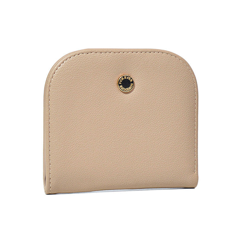 Women's Semicircle Mini Cute Compact Pure Color Ladies Wallets