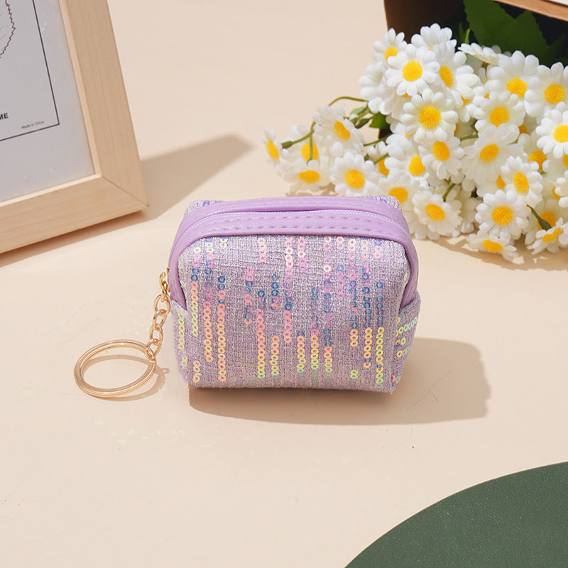 Sequins Cute Niche Classic Style Small Simple Coin Purses