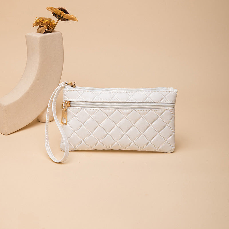 Sense – pochette élégante à double couche pour cellules, porte-monnaie