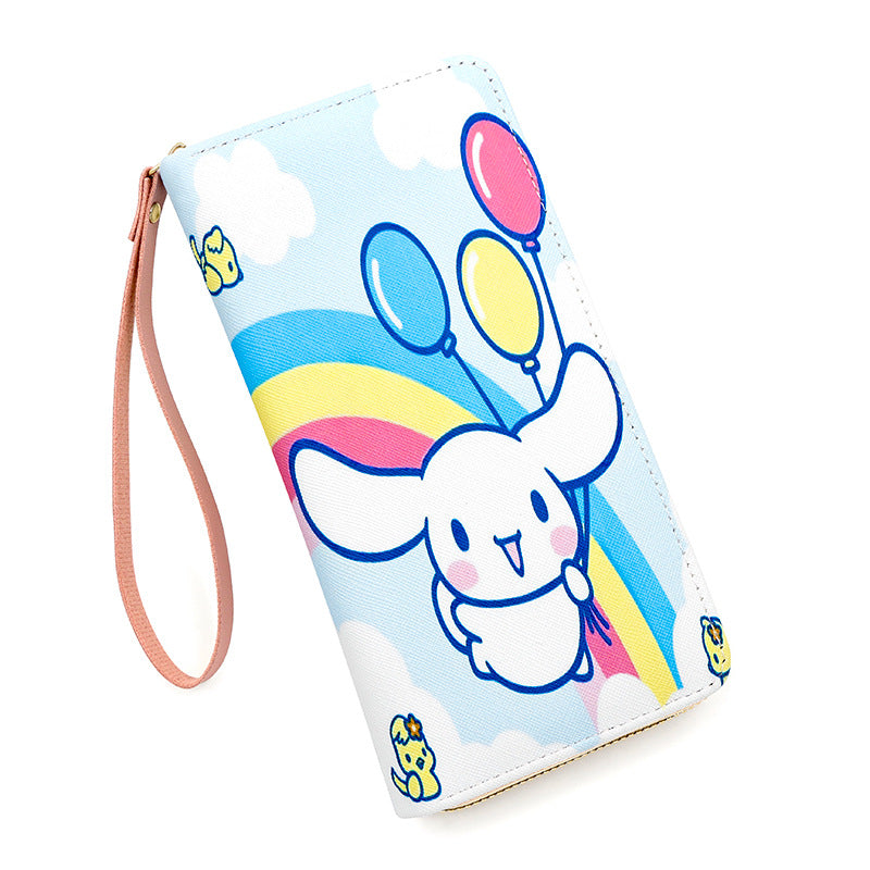 Trendy Classic Mini Cartoon Long Carry-on Ladies Wallets