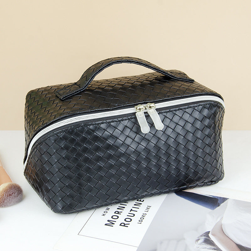 Portable Woven Large Capacity Good-looking Advanced Cosmetic Bags