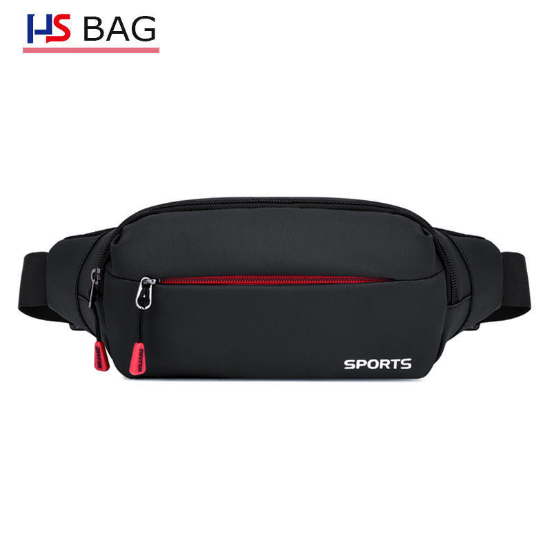 Waterproof Korean Style Large Capacity Personality Cash Leisure Men's Waist Packs