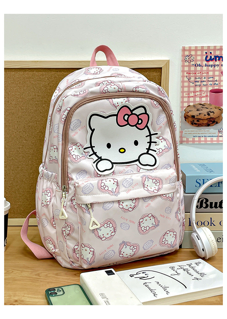 Cartoon Primary Grade Junior High Female Printed Kindergarten School Bags