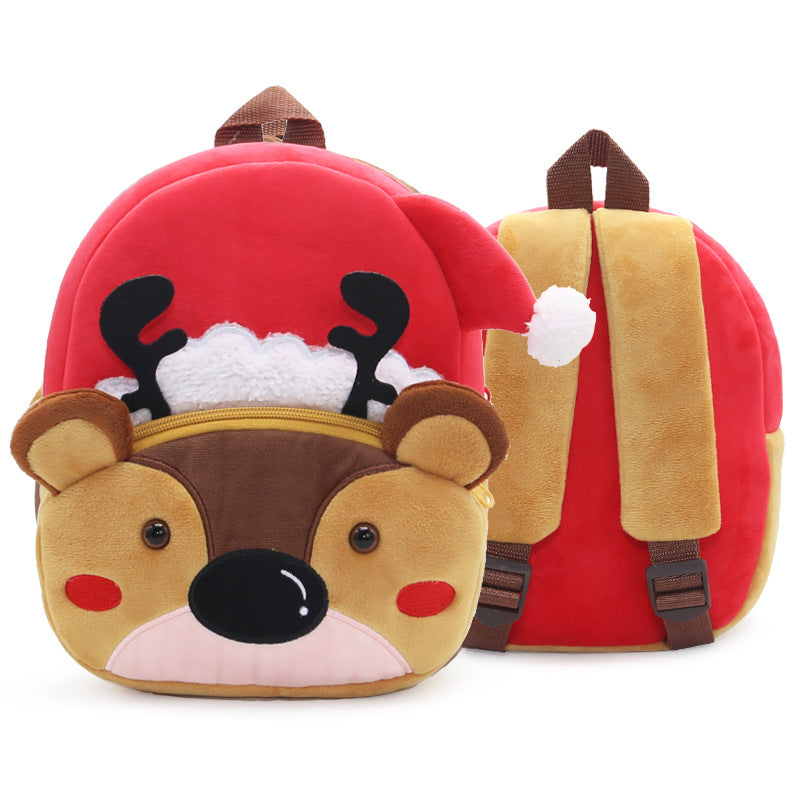 Cute Animal Games Football Boys Plush Children's Backpacks