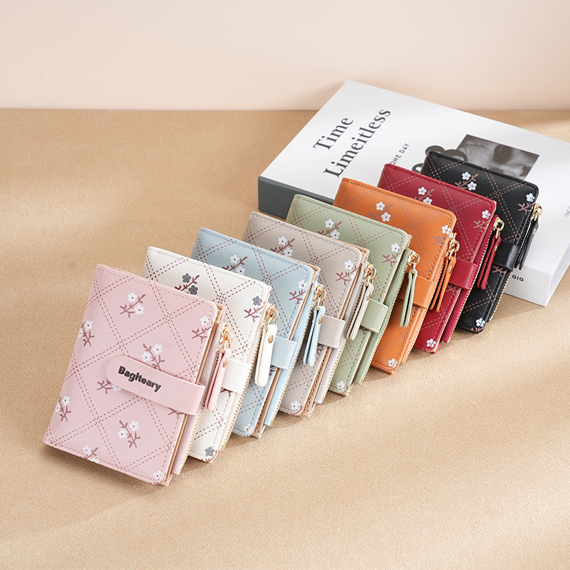 Women's Short Multiple Slots Fashion Small High-grade Ladies Wallets