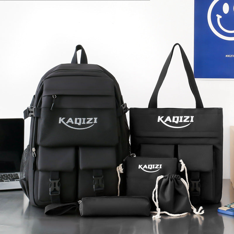 Simple Large Capacity Primary Three To Six Backpacks