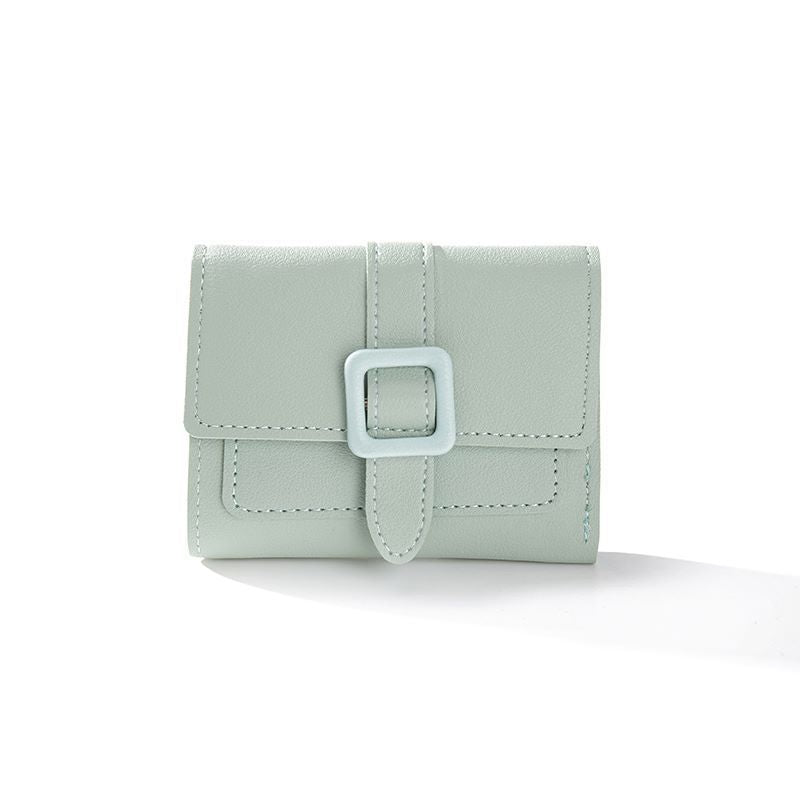 Women's Short Solid Color Spring High Sense Ladies Wallets