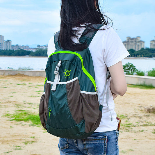 Sacs à dos de sport portables pliables et légers d'été pour femmes