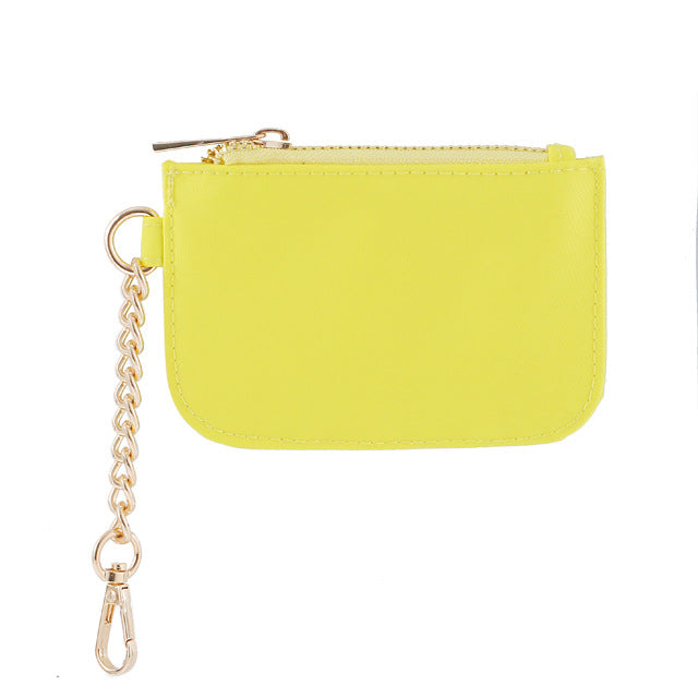 Women's Nylon High-grade Metal Zipper Waterproof Mini Purses