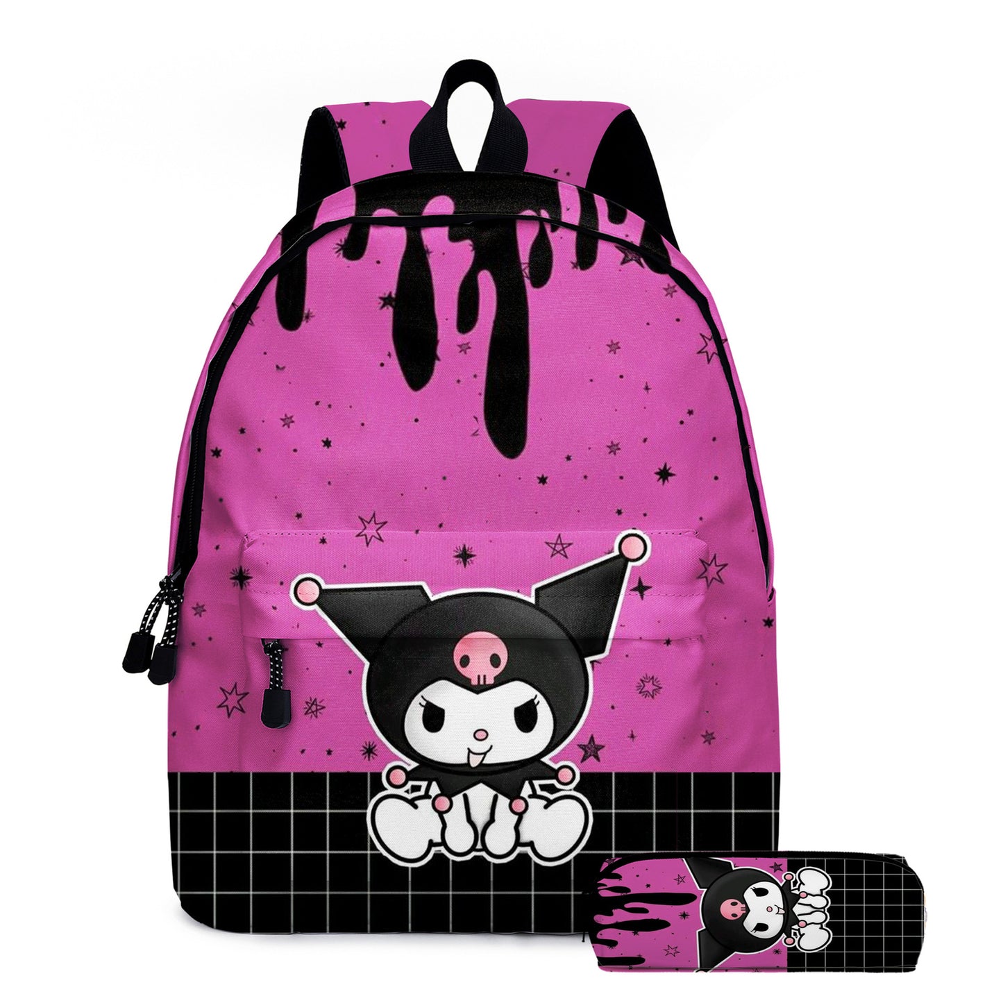 Cool Cartoon Clow Three-piece Set Primary Elementary School Students' Schoolbags