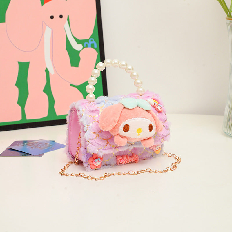 Charming Cute Plush Princess Little Stylish Bags