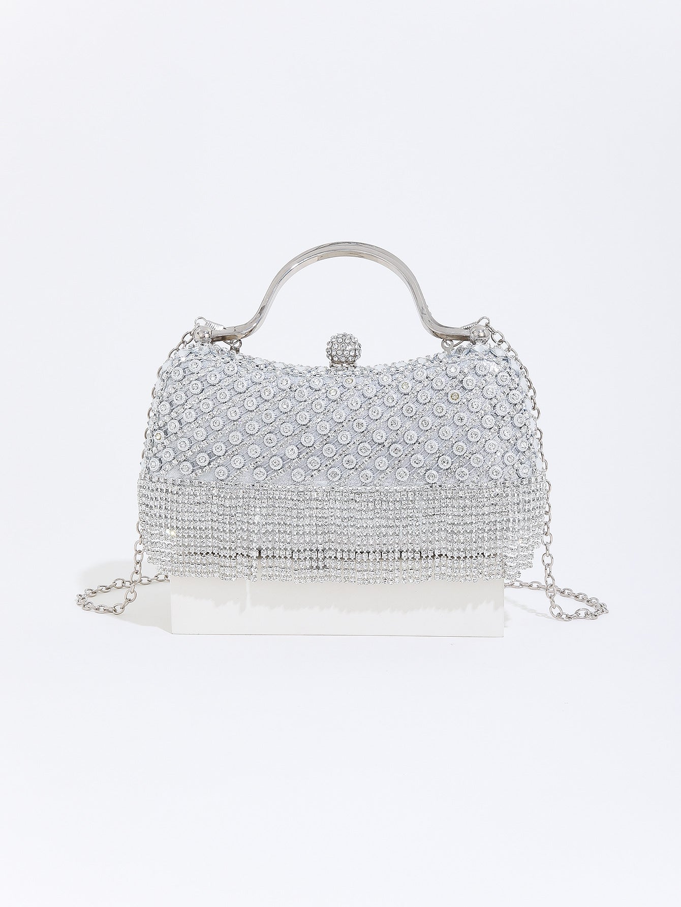 Sacs de soirée pour femmes, boîte à chaîne Portable avec strass et diamants Flash