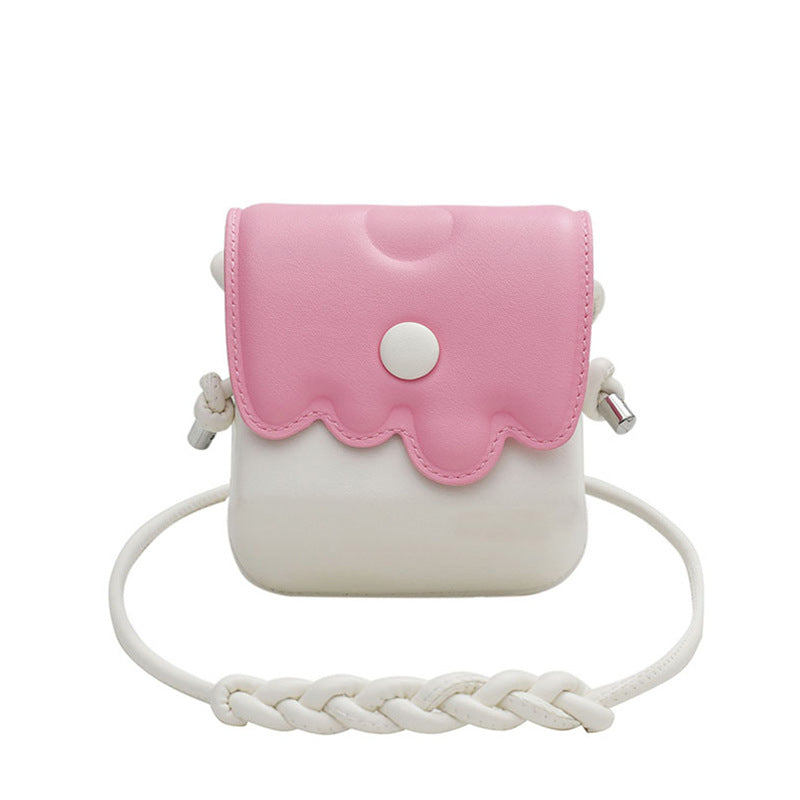 Children's Candy Color Cloud Biscuit Shell Small Children's Shoulder Bags