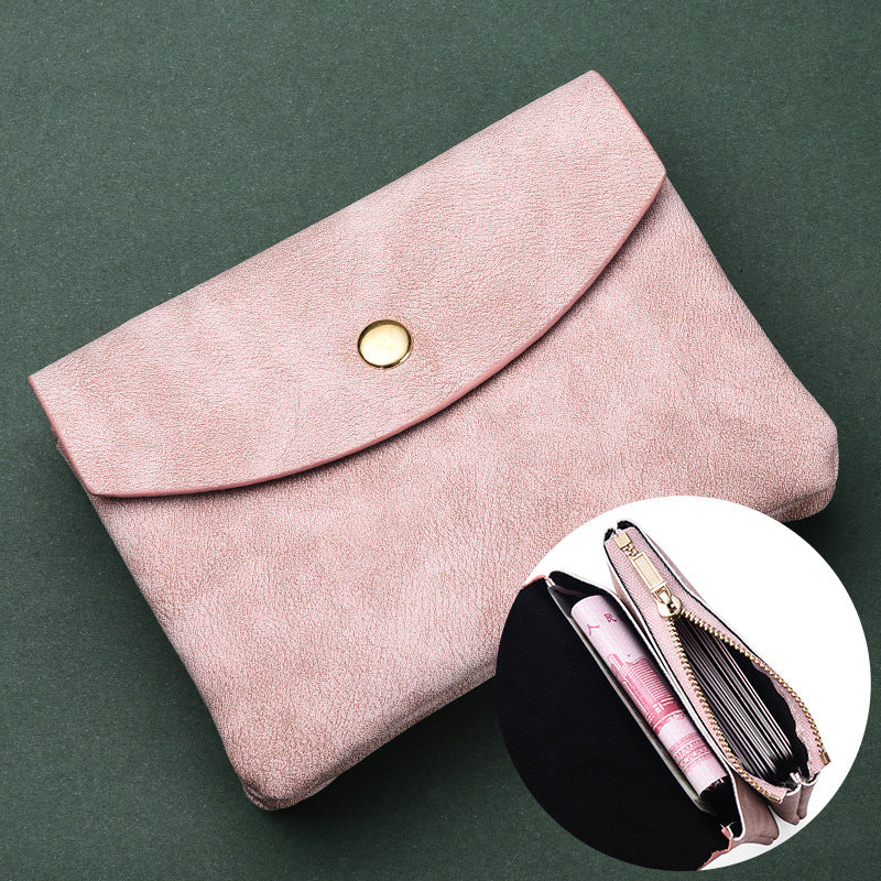 Pochette en cuir souple pour femmes, hommes et petits mini porte-monnaie