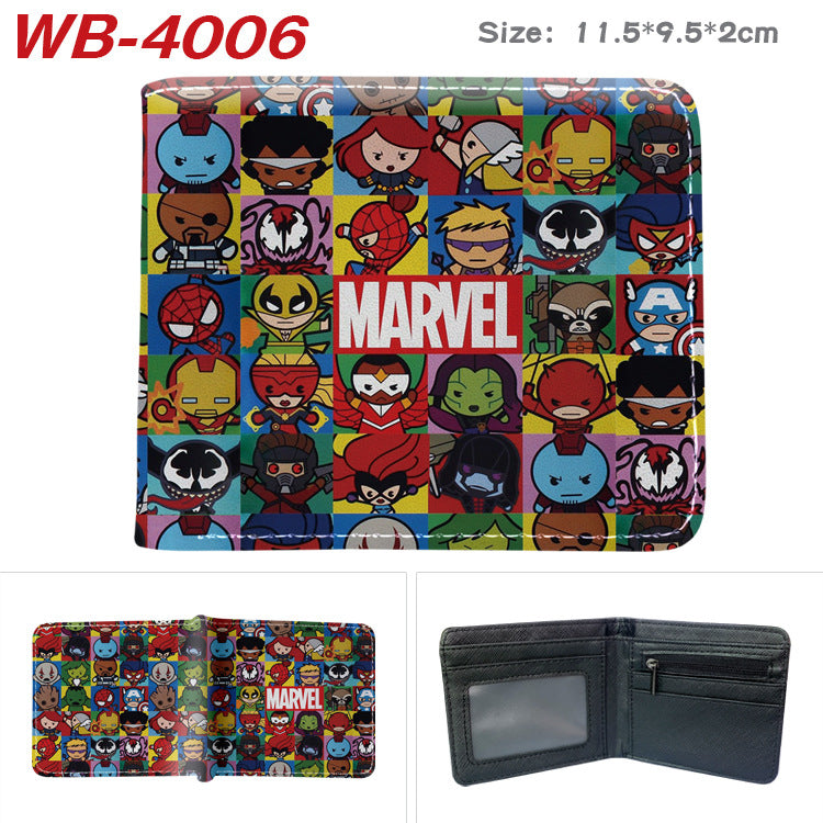 Women's & Men's & Series Super Hero Derivatives Cartoon Full Men's Wallets