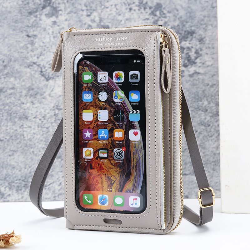 Women's Touch Screen Korean Fashion Mini Small Phone Bags