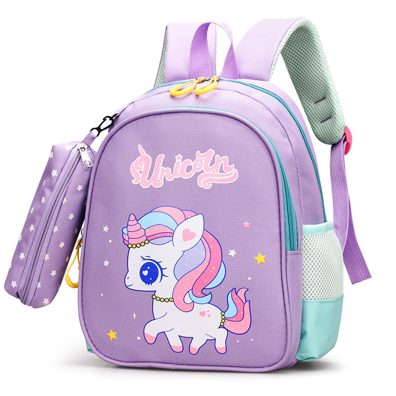 Boys Intermediate Classes Pencil Pendant Cute Backpacks