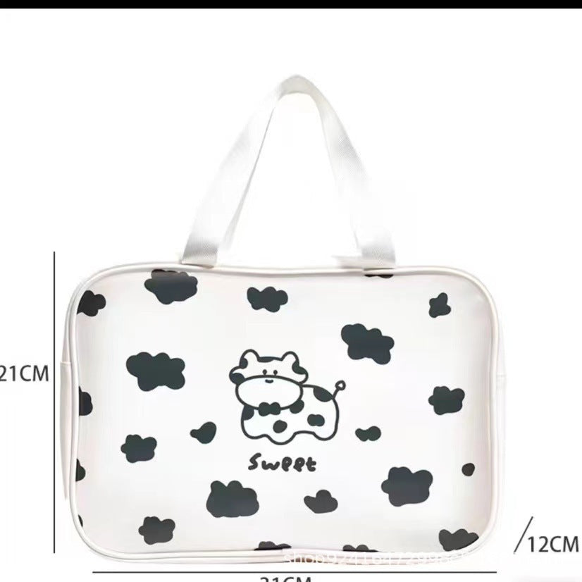 Women's Good-looking Waterproof Cartoon Animation Storage Portable Cosmetic Bags