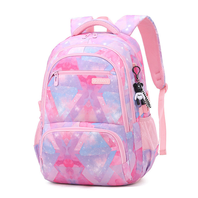 Natural Fish Fashion Boys Grade Printing Backpacks