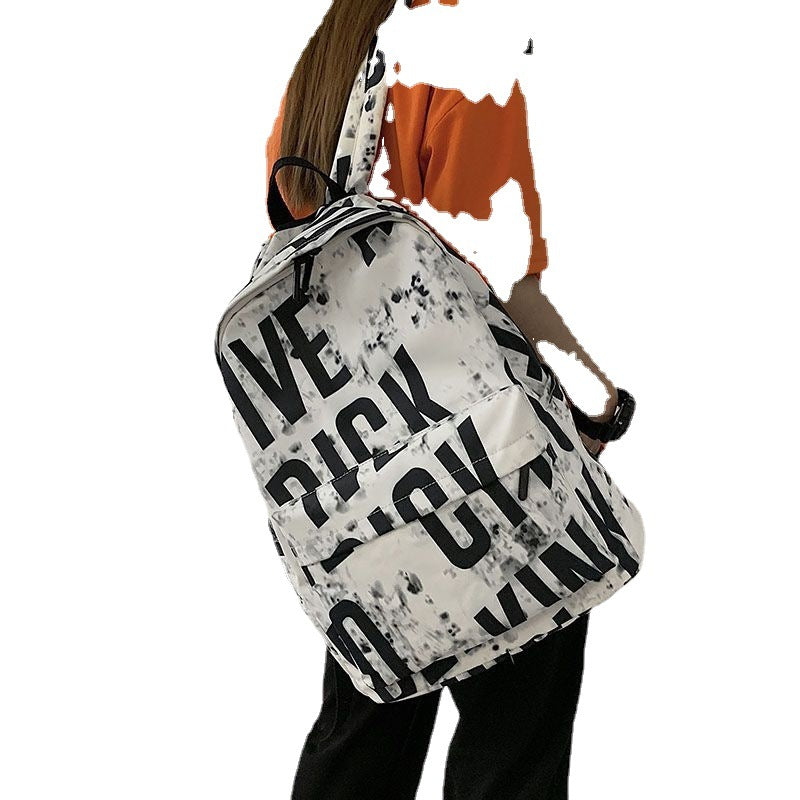 Women's & Men's Camouflage Retro Street Trendy Korean Style Backpacks