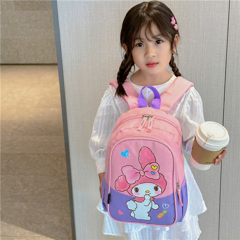 Children's Cartoon Cute Clow Portable Burden Alleviation Kindergarten School Bags