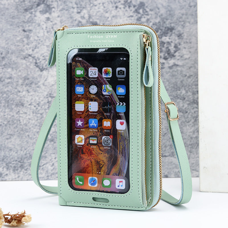 Women's Touch Screen Korean Fashion Mini Small Phone Bags