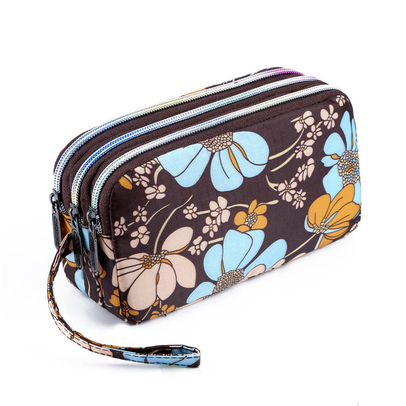 Women's Korean Printed Mobile Running Cloth Coin Purses