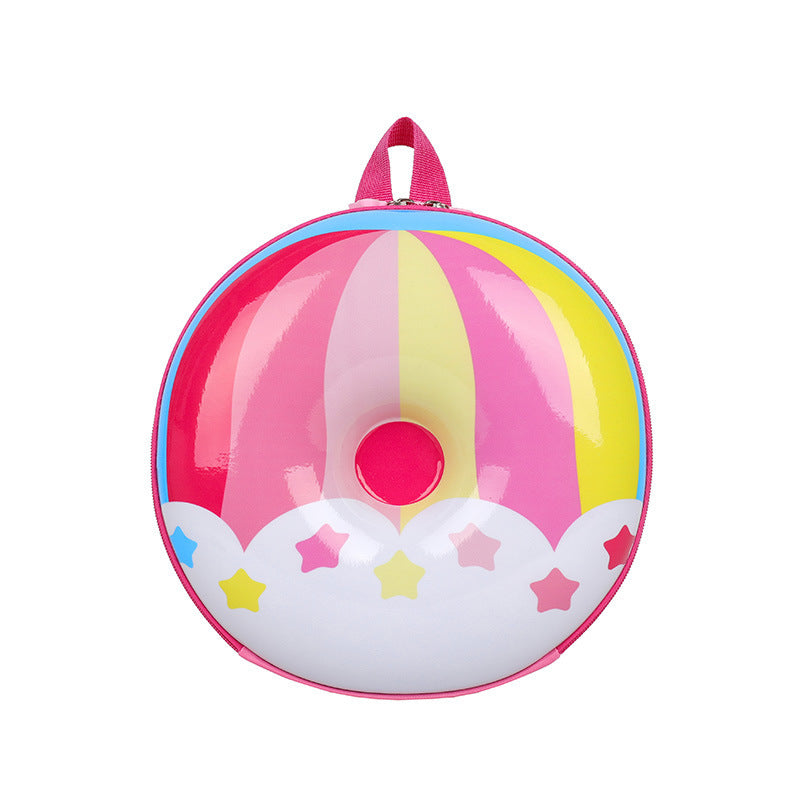 Children's Cartoon Trendy Cute Donut Eggshell Fun Elementary School Students' Schoolbags