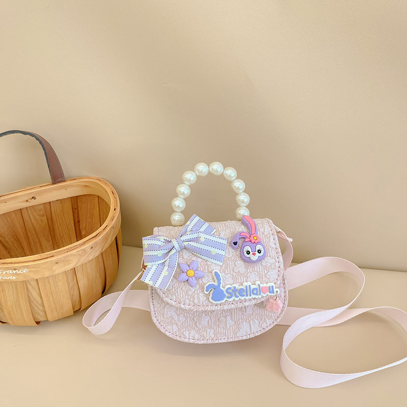 Children's Cute Flower Exquisite Mini Fashion Princess Children's Shoulder Bags